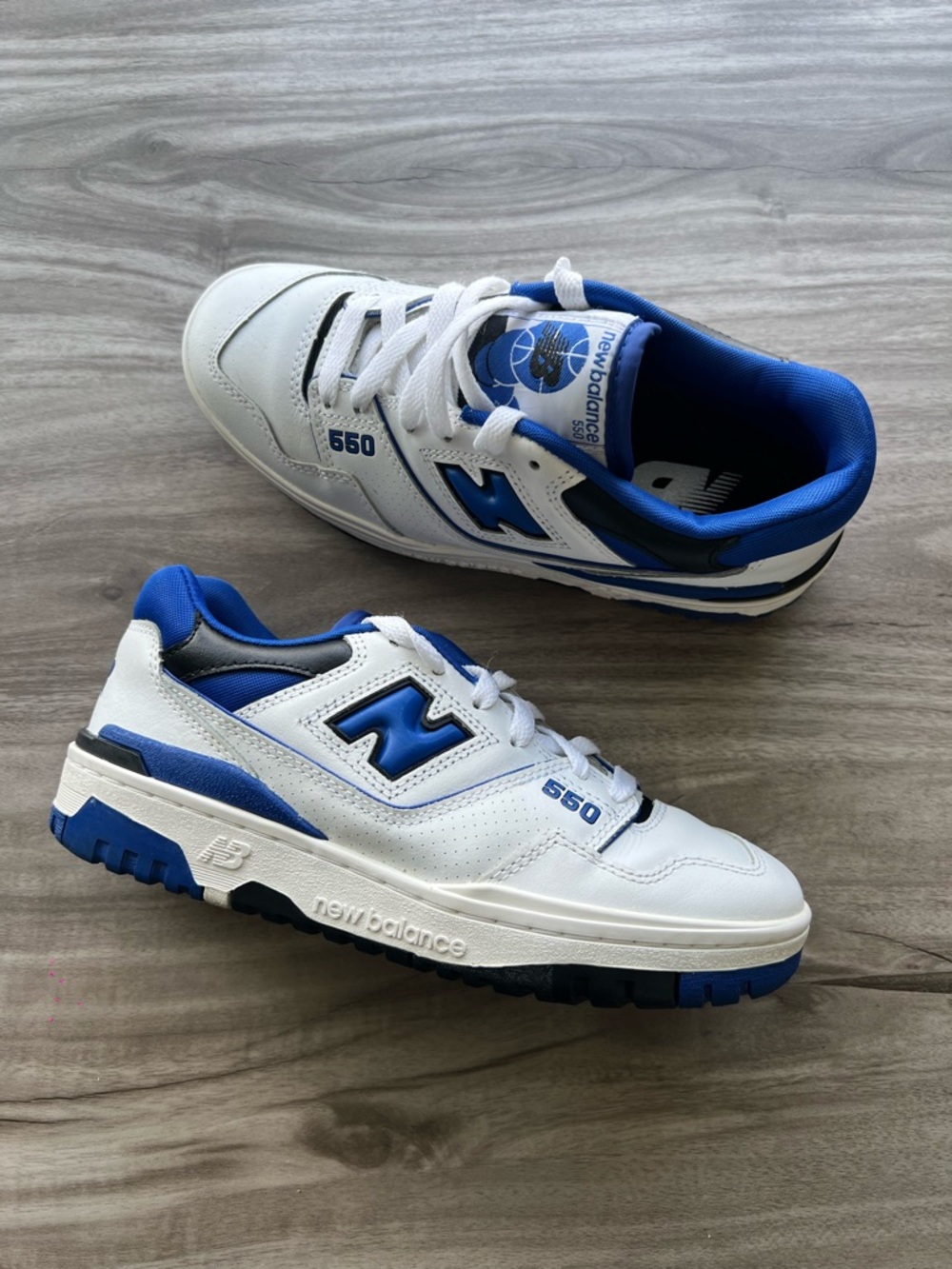 New Balance 550 White Team Royal Size 5.5 Men’s/ 7 Women’s
